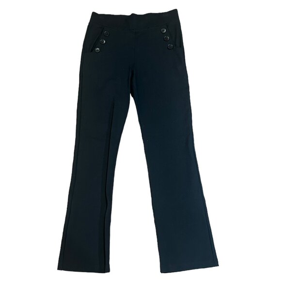 Betabrand Six Button Dress Pant Yoga‎ Pants Size Small Petite Black W1413-BK - Picture 1 of 9